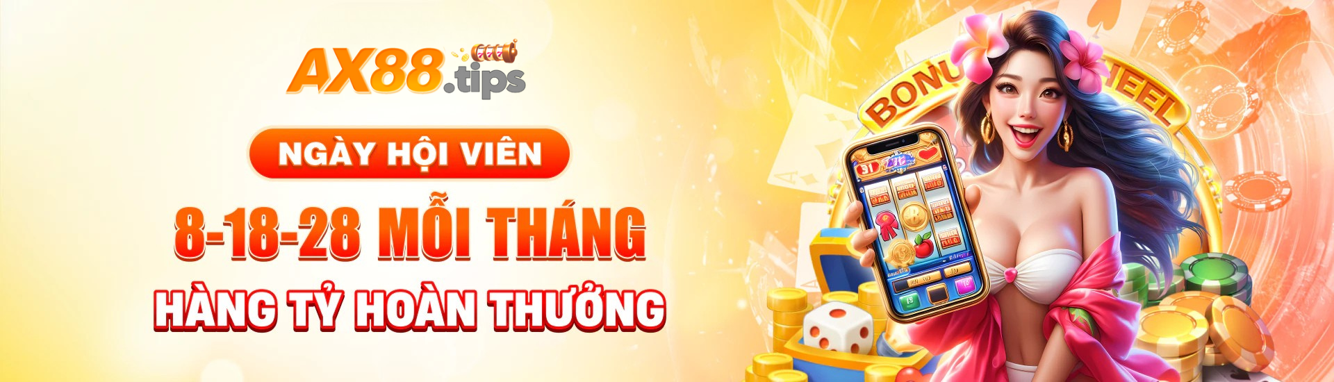 AX88 - Trải Nghiệm Nhà Cá Cá Cược Đỉnh Cao Hàng Đầu Quốc Tế 1 Ax88 Ngay Hoi Vien 8 18 28 Moi Thang